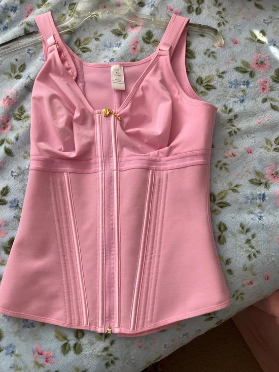 Pink Shapewear Bodysuit with Hook Closure - Unbranded - Picture 2 of 3